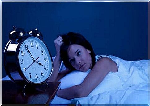 woman suffering from insomnia