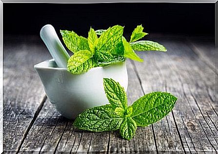 Mint to treat sore throat