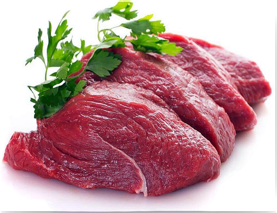 lean red meat