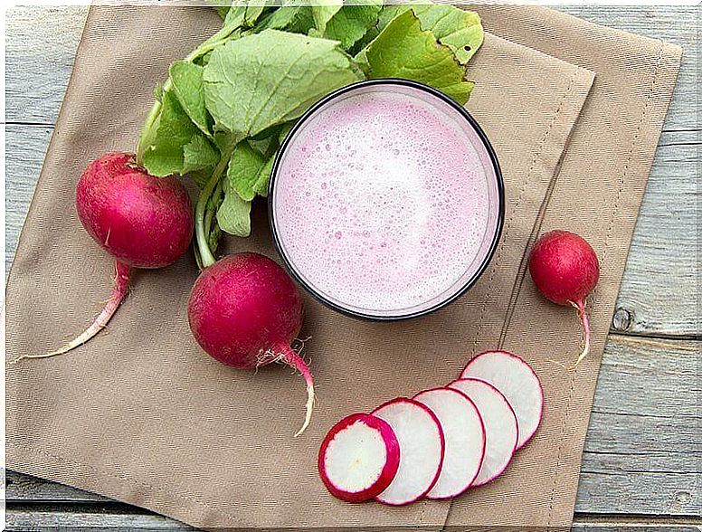 Radish juice to avoid fatty liver