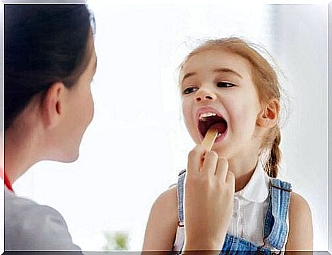 doctor examining girl