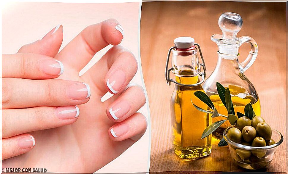 Olive oil for weak nails