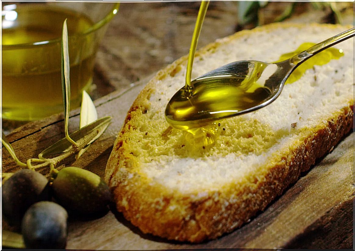 bread with oil